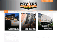 Tablet Screenshot of powersgenerator.com